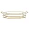 CosmoLiving by Cosmopolitan 27" Gold Metal Glam Tray